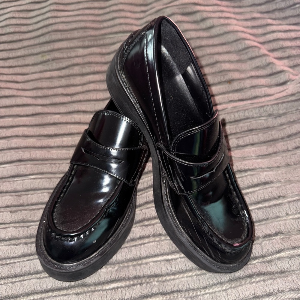 Classic Black Loafers